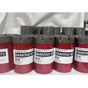 NX BX Impregnated Diamond Core Drill Bit For Samples Wireline Core Collection
