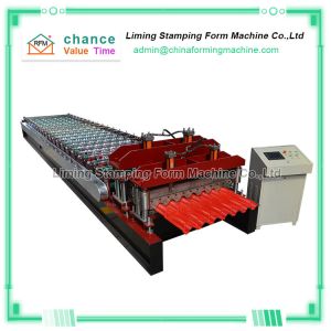G550 800 Glazed Tile Roll Forming Machine , Tr5 Roof Sheet Making Machine