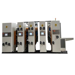 Piza Box 2mm Flexo Printer Slotter Die Cutter Automatic