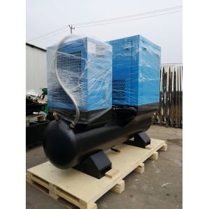 32cfm 29cfm compact screw air compressor with dryer and tank 3 in 1 screw air