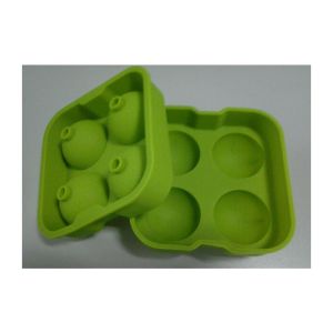 Quality silicone ice sphere molds set of 4 ,hot sell siicone ice ball molds set for sale