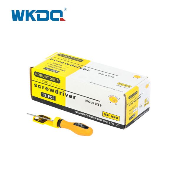 Buy Chrome Vanadium Steel Small Screws Slotted Screwdriver 2.5*75mm at wholesale prices