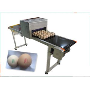 Quality Drag Type Operation Egg Batch Printing Machine Continuous With 1 - 8 Lines Date for sale