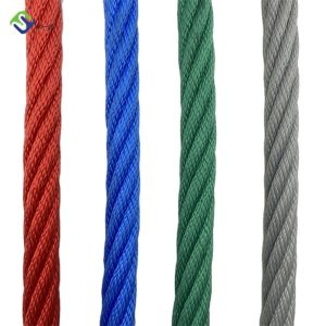 High Corrosion Resistance 6 Strand PP Combination Rope 16mm For Climbing Frame