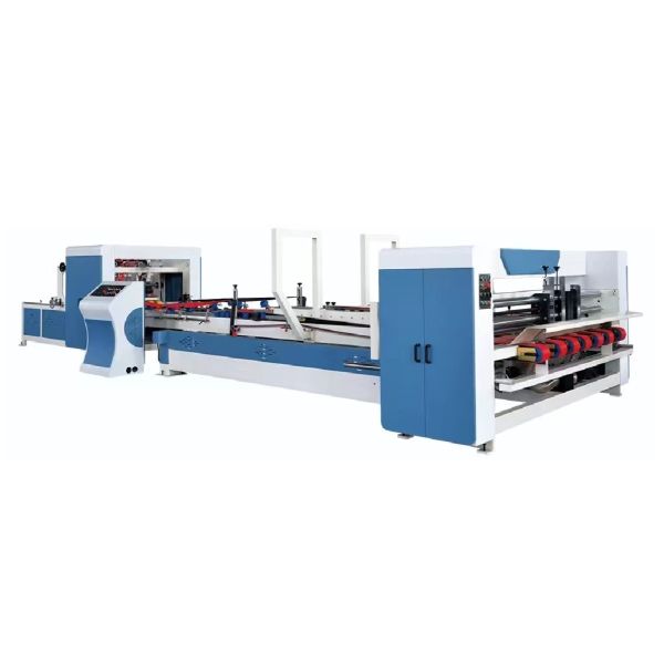380V High Configuration Automatic Folding Gluing Machine for Corrugated Carton