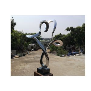 Height 120cm Polished 316 Stainless Steel Abstract Art