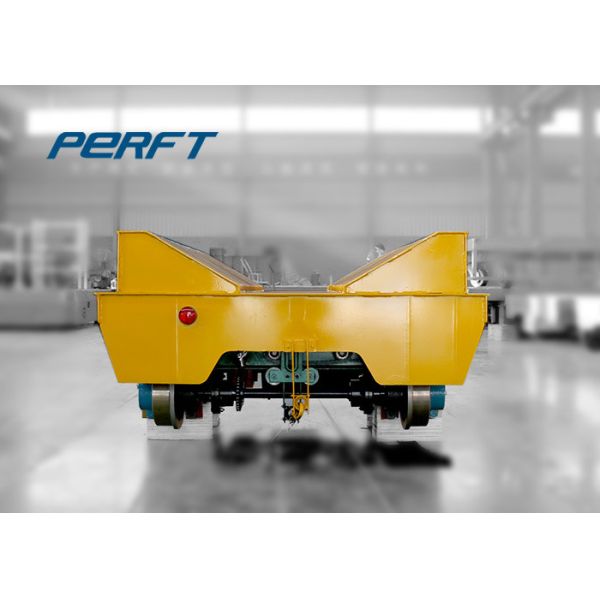 10 ton coil rail guided transfer trolley for factory warehouse coils transportat