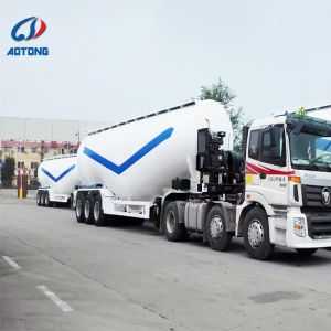 45000L Aluminum Fuel Tanker Semi Trailer with 3 Axles
