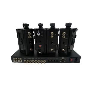 SDI video to camera EFP fiber system with LEMO/OpticalCON optical hybrid cable