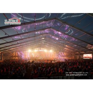 Transparent 3000 Person Capacity Outdoor Garden Party Tents For Temporary