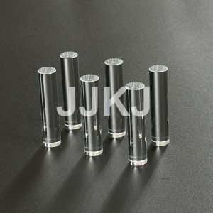 China Convex Cylindrical Synthetic Sapphire Rods 60/40 Optical Glass Rod on sale