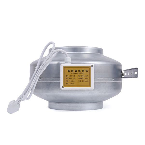 Inlet 200mm / 8" Inline Duct Fan For Indoor Grow Tent Garden Greenhouse