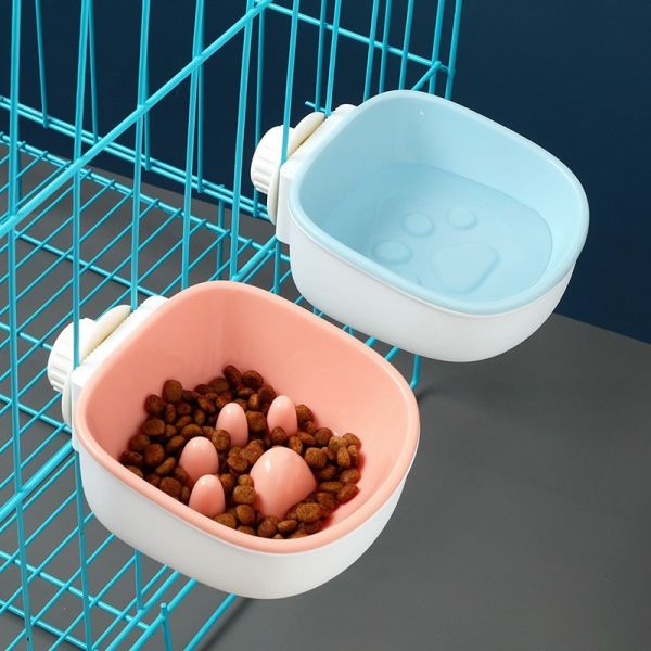 Footprints Fixed Hanging Pet Bowl Slow Food Feeder
