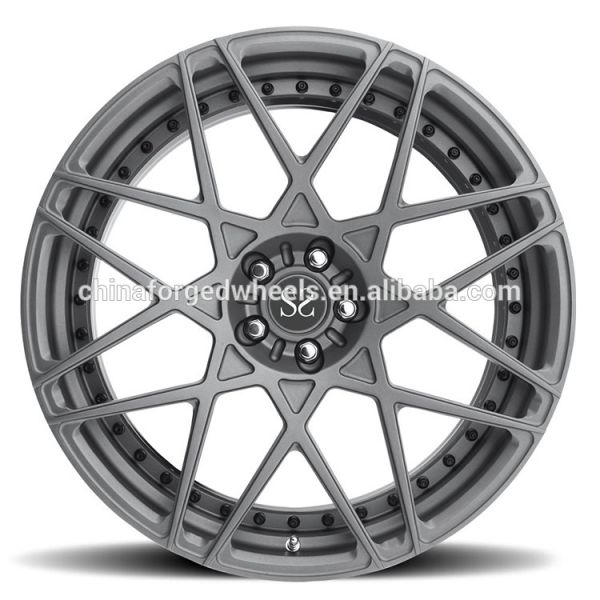 Super Sport Car Rims For Land Rover / Staggered 2-PC 20inch Forged Alloy Rims