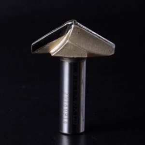 CNC Machine PCD Router Bit , Diamond Concrete Router Bit 40mm Diameter