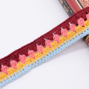 SGS 20KJ87 Decorative Animal Embroidery Lace Trim 30mm