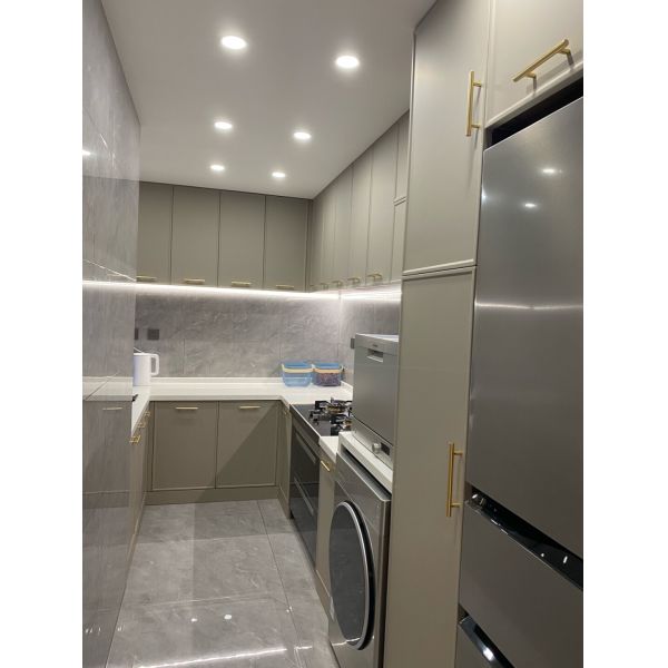 Accessories Drawer Slide Kitchen Cabinet Melamine PET For Apartment Residence