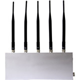 6W Wifi + 2G + 3G Cell Phone Signal Jammer With 5 Antennas