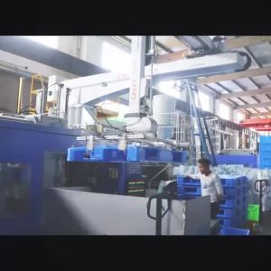 China New single faced 9 feet plastic pallets for warehouse on sale