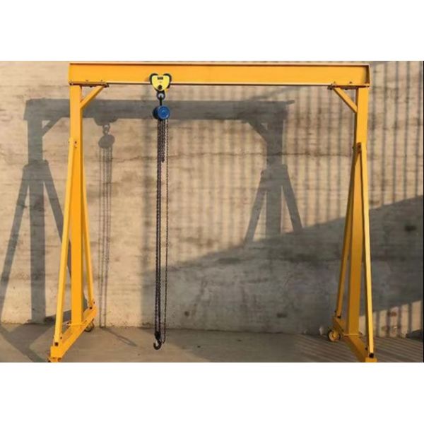 Buy Laboratory Warehouse Height 5M 3T Manual Gantry Crane at wholesale prices
