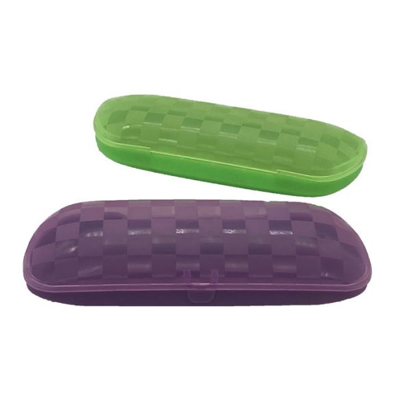 Buy Green Purple Glasses Packing Plastic Spectacle Case at wholesale prices