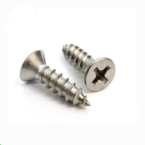 Buy Stainless Steel Countersunk Head Self Tapping Screws Phillips Recess Socket SUS 410 Hardened High Strength at wholesale prices