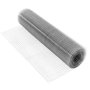 Manufacture 8 Gauge 2x2 Inch Galvanized Welded Wire Mesh Roll Silver for Rust