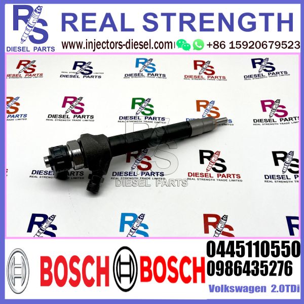 BOSCH Common Rail Fuel Injector 0445110550 0986435276 03L130277P For Volkswagen 2.0TDi Engine