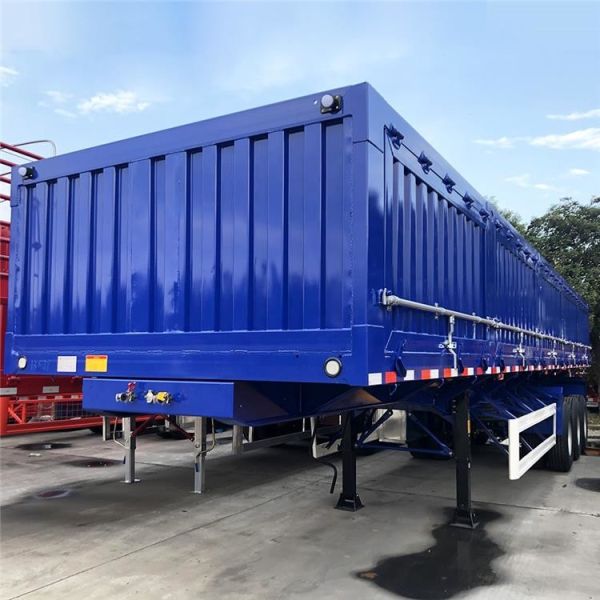 Buy 196 Hydraulic Cylinder 34 Ton CIMC Side Tipper Trailer at wholesale prices