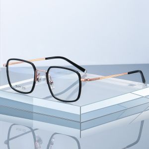 IP Plating Pure Acetate Titanium Glasses , Stable Clear Lens Glasses