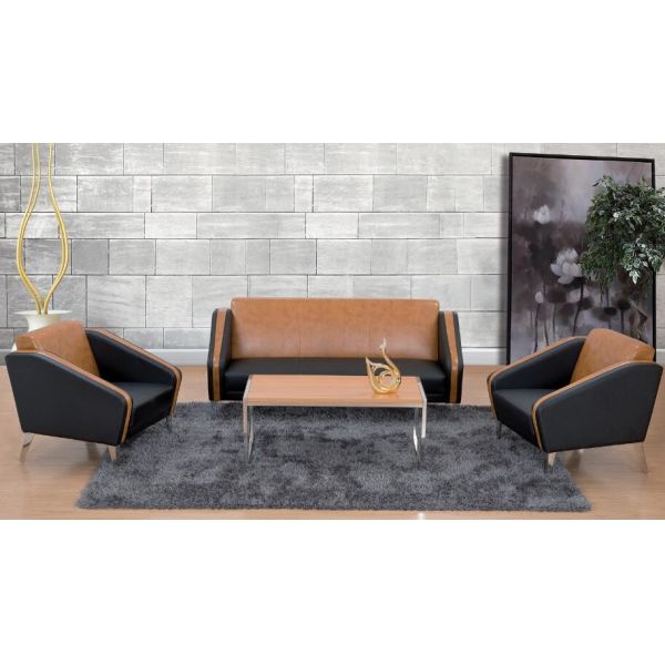 Buy Modern PU leather China reception office sofa at wholesale prices