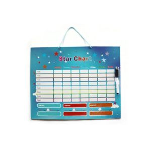 Customizable Magnetic Reward Chart for Kids Dry Erase Board with Pens and 200