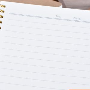 a5 Eco Friendly Composition Notebooks spiral bound With 50 sheets