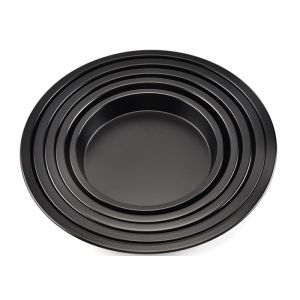 1.6mm Round Aluminum Non Stick Thickened Deep Plate Pizza Pan Pizza Baking Tools