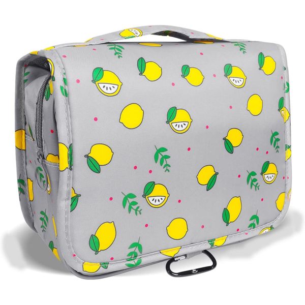 Waterproof Soft Toiletry Bag for Traveling Women Girls Cosmetic Travel Bag