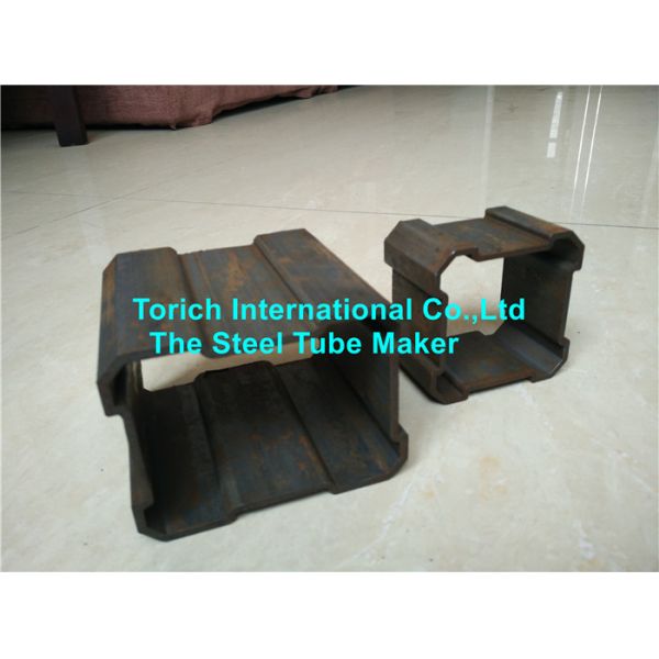 Custom Mechanical Seamless Cold Drawn Steel Pipes GB/T3094-1986 Special Shape