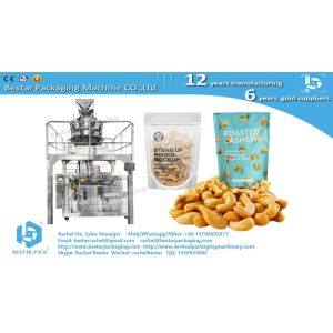 Nuts dry fruits doypack packaging machine with automatic weighing
