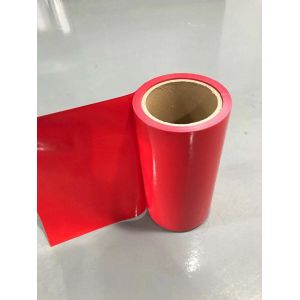 Red Color HDPE Release Film HDPE Silicone Coated Release Liner For Foam Tapes