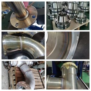 Industrial Flange Welding Machine 0-20mm Swing DN20-500