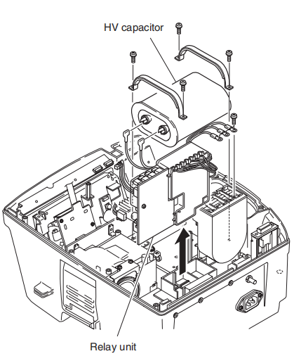 TEC-7621C TEC-7721C Defibrillator Machine Parts HV Capacitor Capacitance Model NKC-30100A