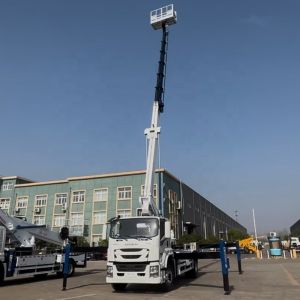 Factory Price New Diesel Desert-Optimized Isuzu AWP | Dust-Proof 45m Lift for