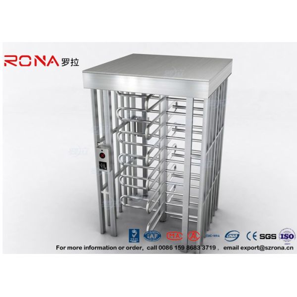 High Safety Pedestrian Turnstile Security Systems Semi-Auto Mechanism Housing