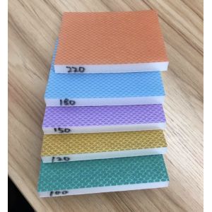 S66 Rhombus Double Face Sanding Sponge Aluminum Oxide Washable Reusable