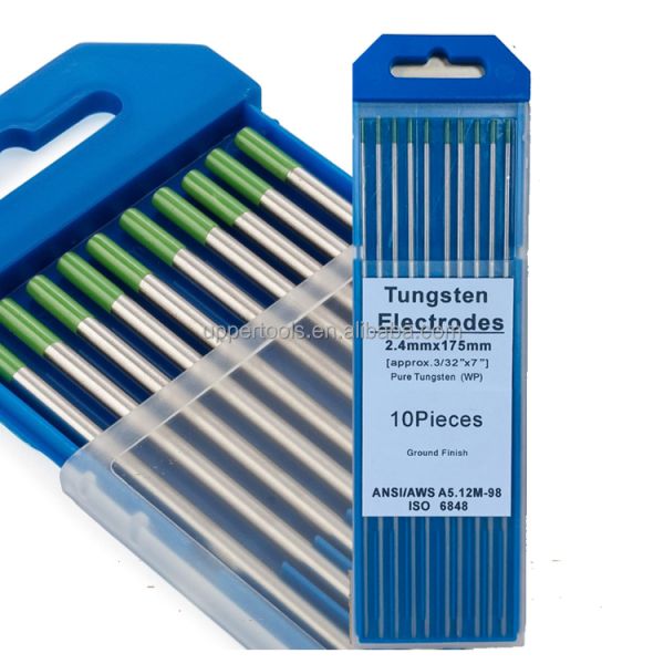 175mm 1.6mm Pure Lanthanated Green Tungsten Tig Welding Electrode 10pcs Package Quantity
