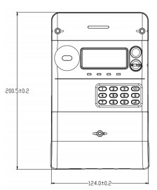CA168-CS23 STS Prepaid Electricity Meters