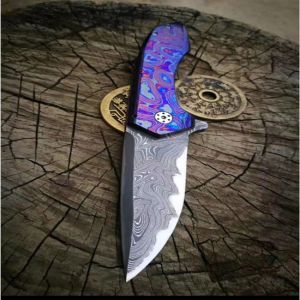 China Aluminum Stainless Damascus Tactical Hunting Knife CNC Assembly on sale
