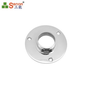 Hotel Balustrade Stainless Steel Pipe Flange 50.8mm Tube 0.8mm Thickness