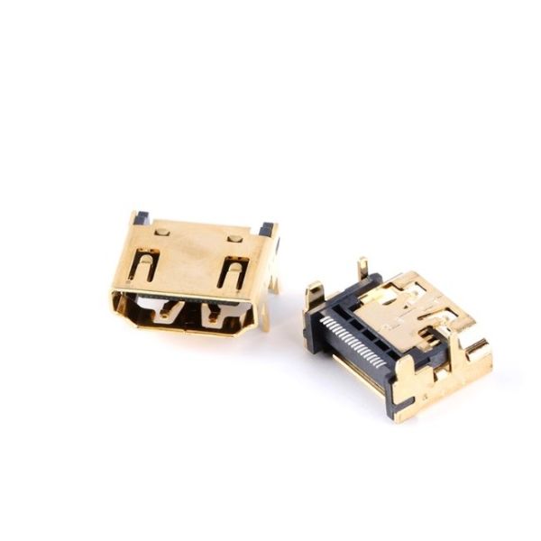 10029449-111RLF HDMI connectors HDMI 19 PINS RECEPTACLES SMT TYPE A RIGHT ANGLE