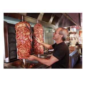 Chicken Meat Commercial Stainless Steel Shawarma Machine with Energy Saving