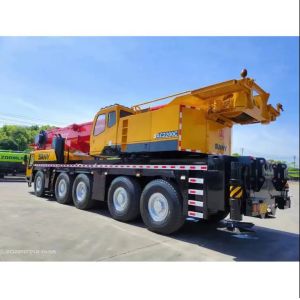 Sany 220T Rough Terrain Used Truck Mounted Mobile Crane With Spare Parts For